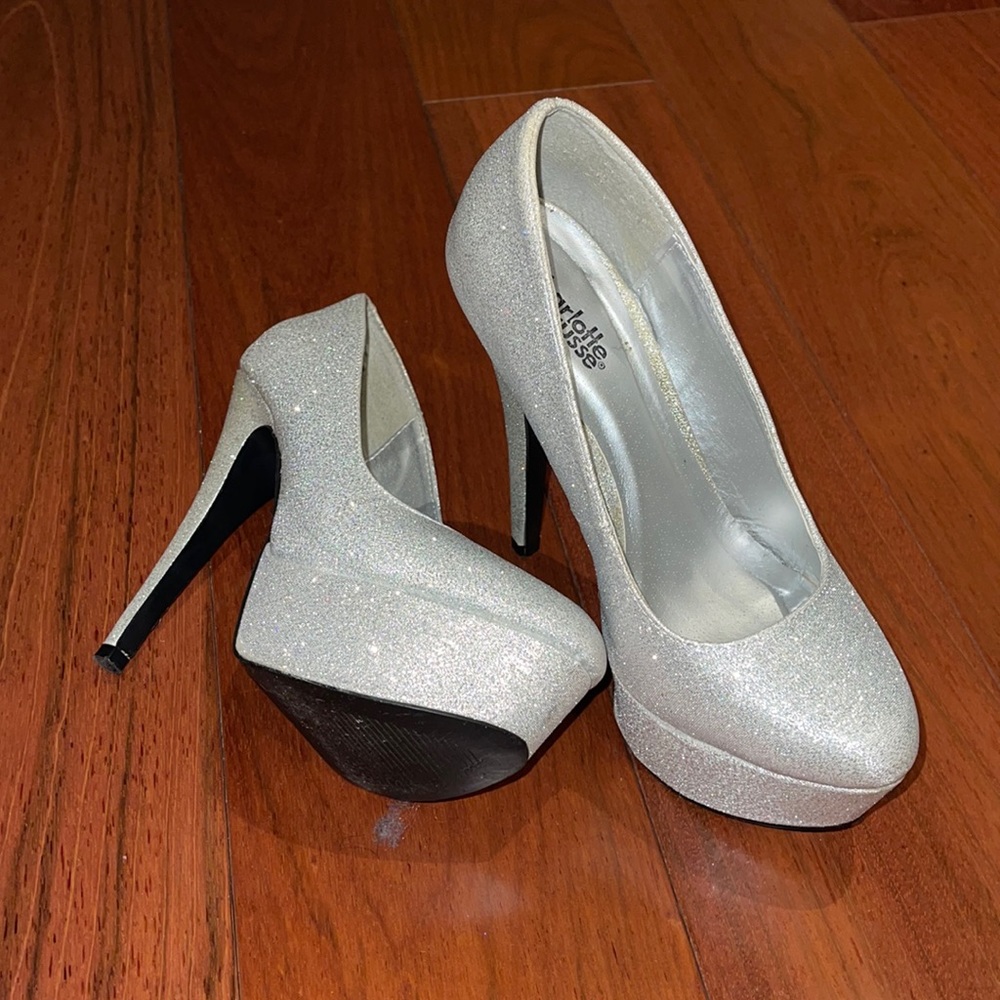 Silver heels